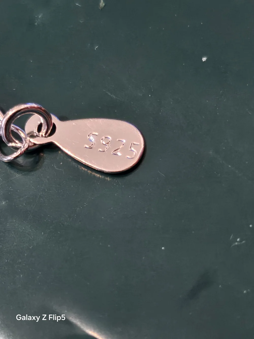 Floral Blossom 925 Sterling Silver Necklace with Gold Accents